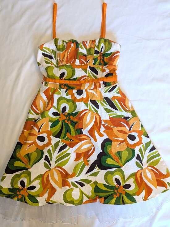 City Triangles Dresses & Skirts - City Triangles Vintage Mini Dress Tropical Floral Print | 9/10